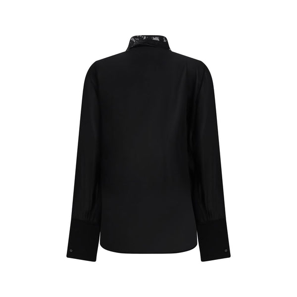 Fendi Black Silk Blouse