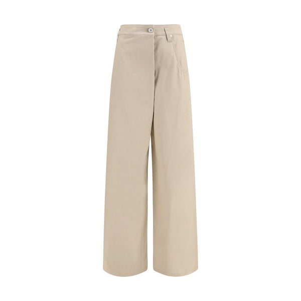 Brunello Cucinelli Beige Cotton Casual Pants