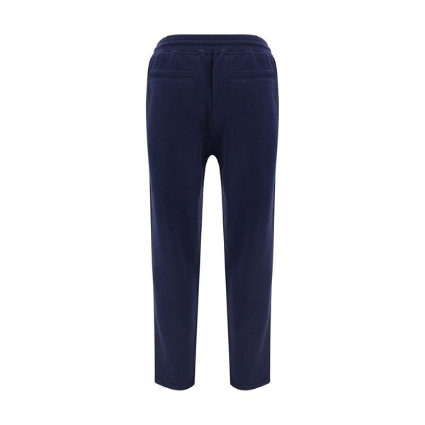 Brunello Cucinelli Blue Cotton Joggers (Workout Pants)