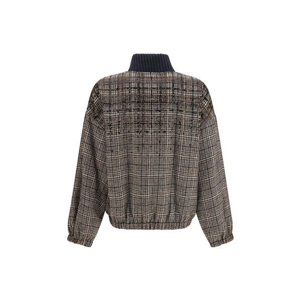 Brunello Cucinelli Beige Polyamide Full-Length Jacket