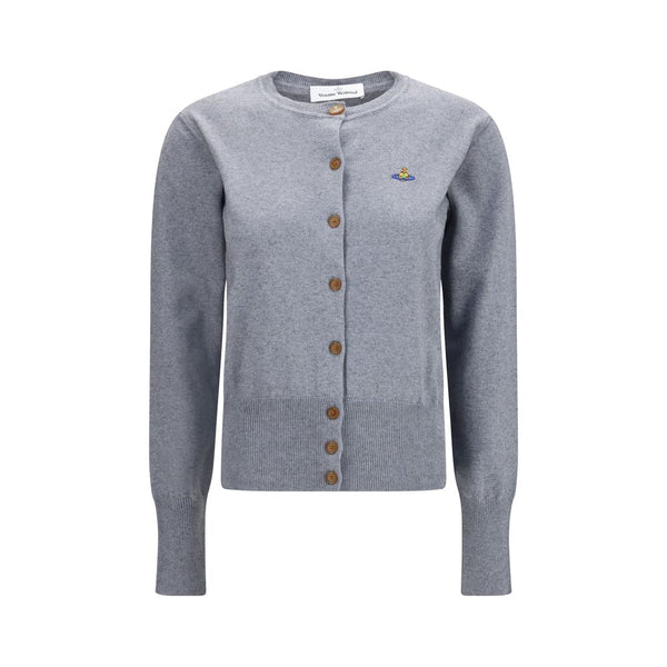 Vivienne Westwood Gray Cotton Cardigan