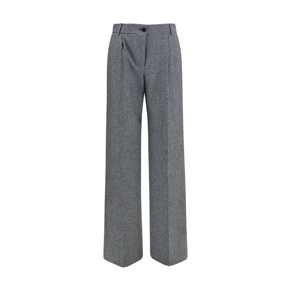 Dolce & Gabbana Gray Wool Oves Aries Dress Pants