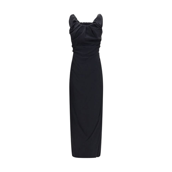 Vivienne Westwood Black Viscose Casual Dress