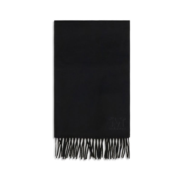 Max Mara Black Cashmere Scarf