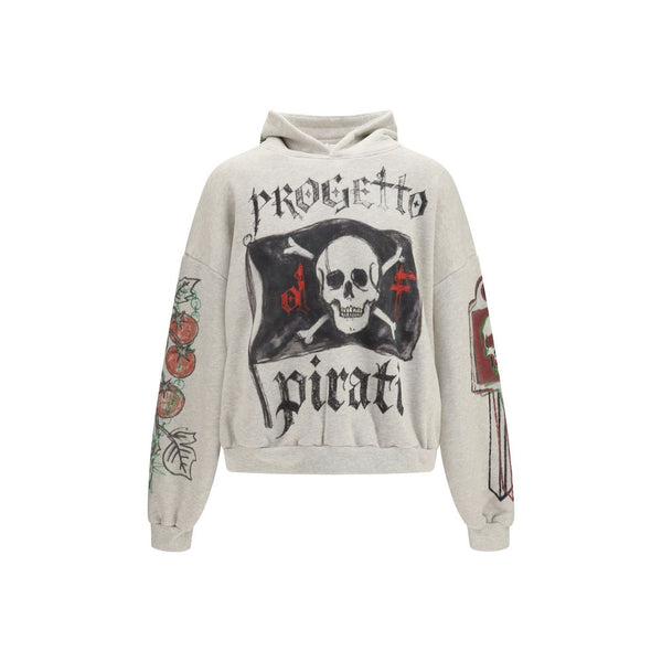 PDF Channel Gray Cotton Sweatshirt