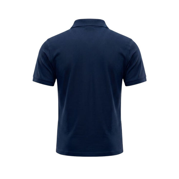 Trussardi Beachwear Blue Cotton Men's Polo Shirt