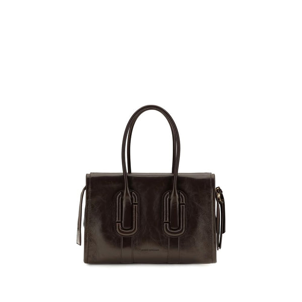 Marc Jacobs Brown Calf Leather Bos Taurus Handbag