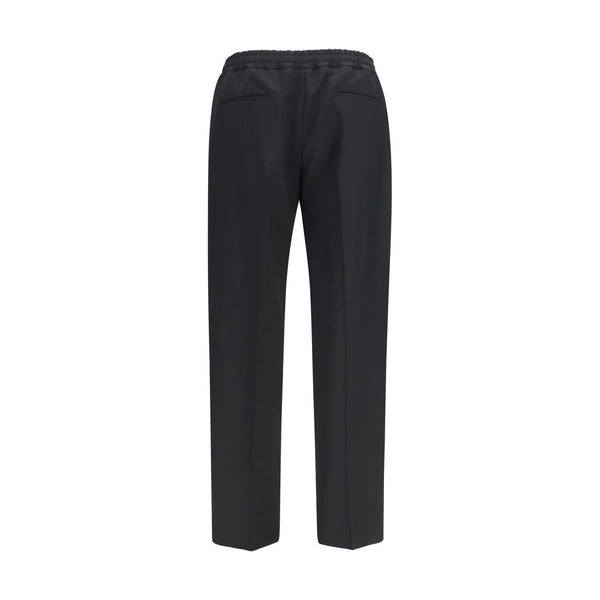 Valentino Garavani Black Cotton Chino Pants