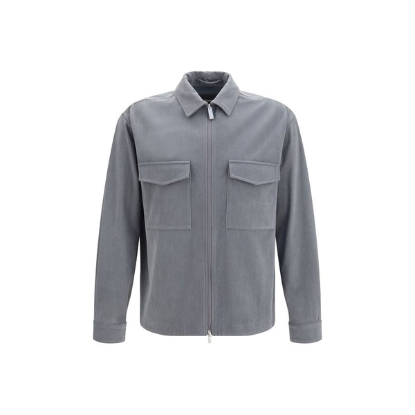 LAMINAR Gray Polyester Jacket
