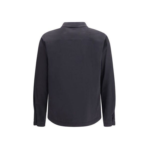LAMINAR Black Polyamide Full-Length Jacket