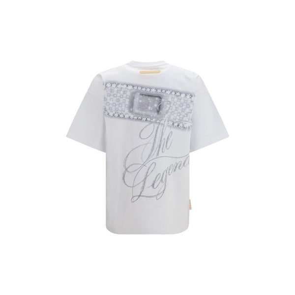 PDF Channel White Cotton T-Shirt