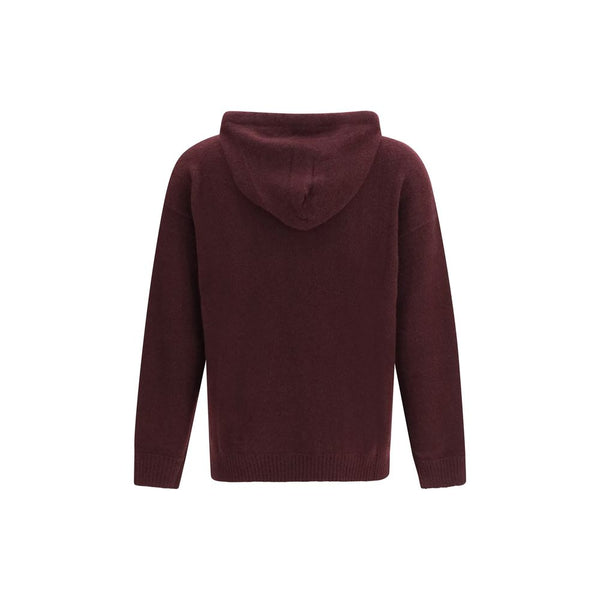 Laneus Bordeaux Cashmere Hoodie