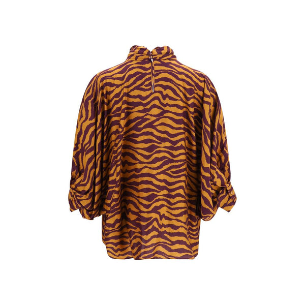 Kristina Ti Orange Viscose Blouse