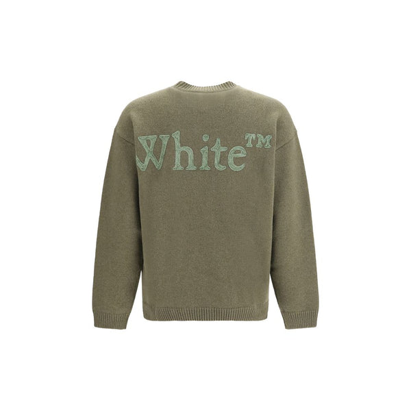 Off-White Bicolor Wool Oves Aries Sweatshirt