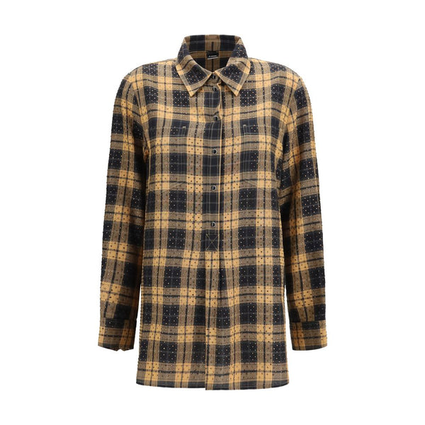 PINKO Beige Viscose Dress Shirt