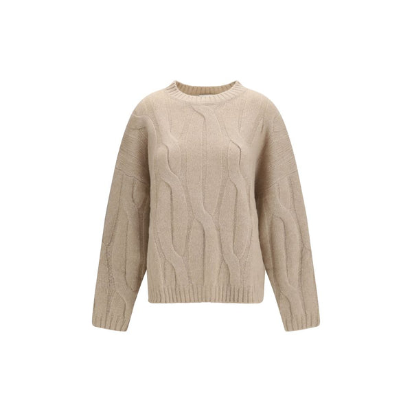 Allude Beige Cashmere Sweater
