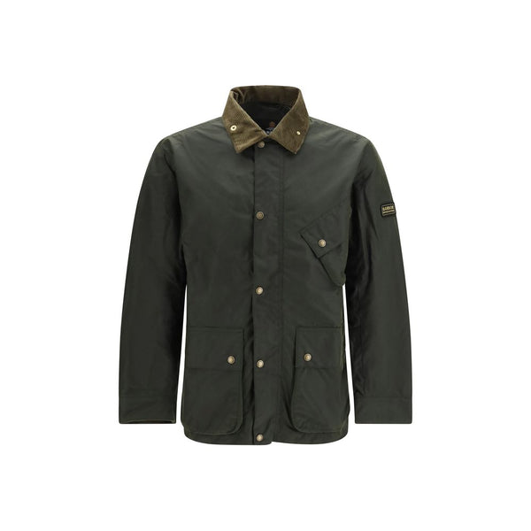 Barbour International Bicolor Cotton Full-Length Jacket
