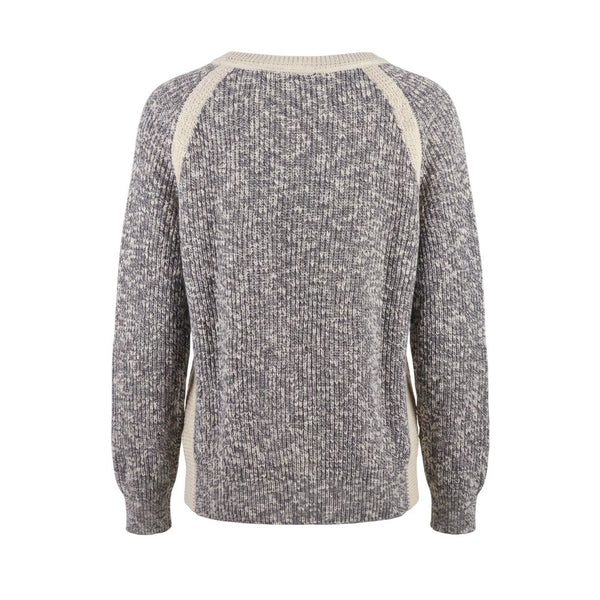 Trussardi Jeans Grey Cotton Women's Sweater