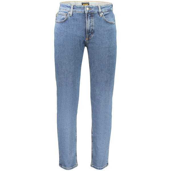 Hugo Boss Blue Cotton Men's Jean