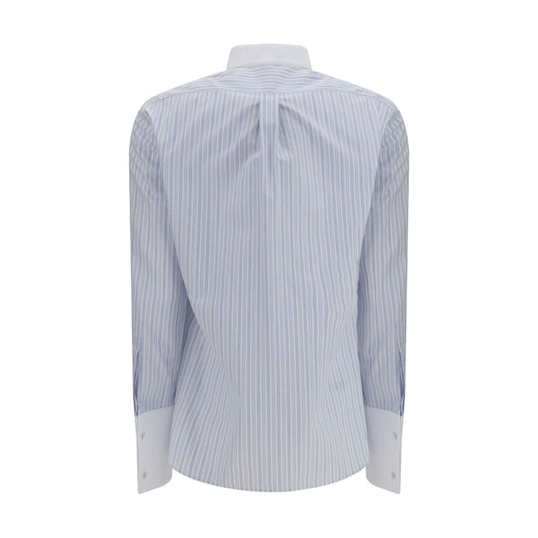 Tom Ford Blue Cotton Pattern Shirt
