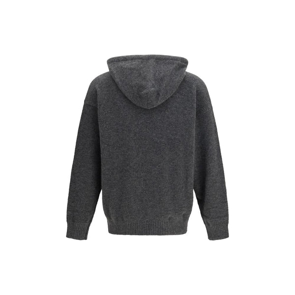 Laneus Gray Cashmere Hoodie