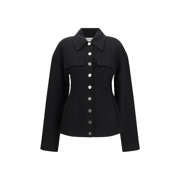 Max Mara Black Wool Oves Aries Coat