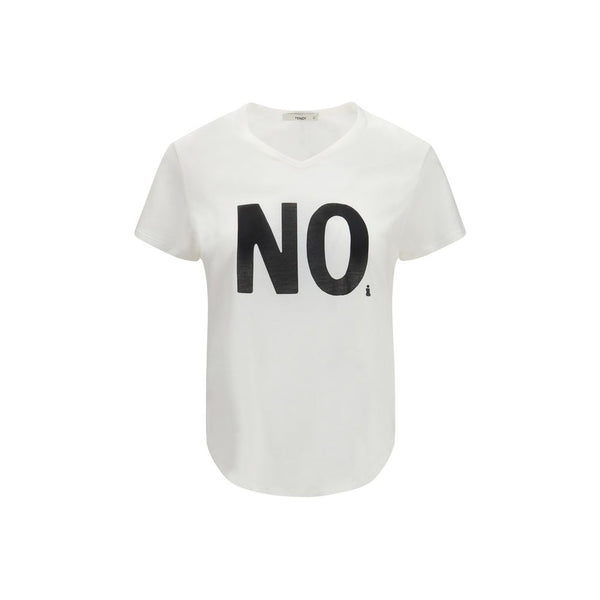 Fendi White Cotton T-Shirt