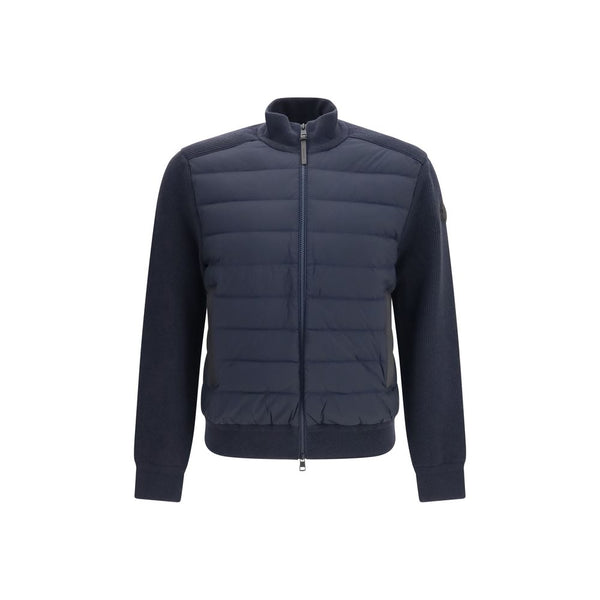Moncler Blue Wool Oves Aries Sweatshirt