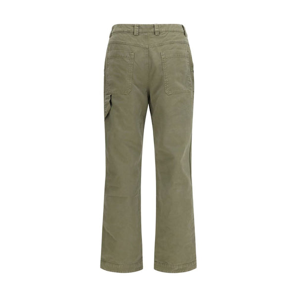 Off-White Bicolor Cotton Casual Pants