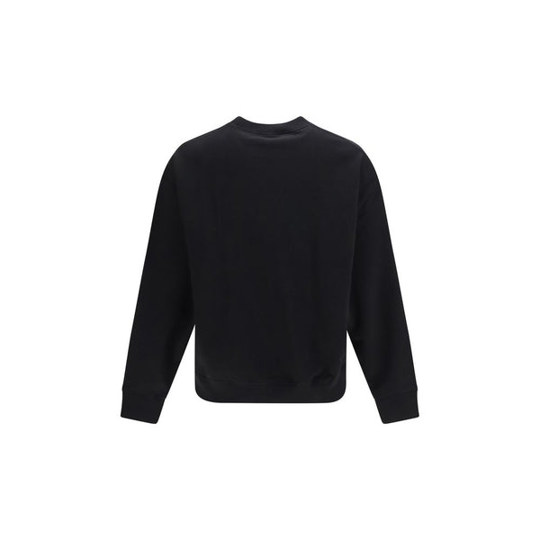 Palm Angels Black Cotton Sweatshirt