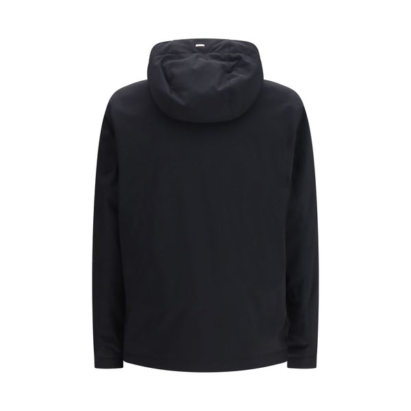 Herno Black Polyester Full-Length Jacket
