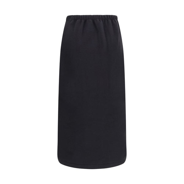RIER Black Wool Oves Aries Midi Skirt