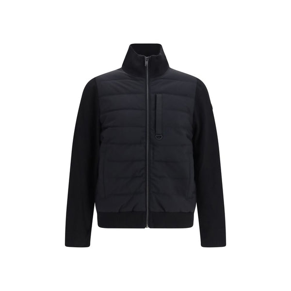Moose Knuckles Black Viscose Full-Length Jacket