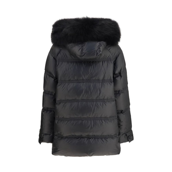 Peuterey Black Polyester Full-Length Jacket