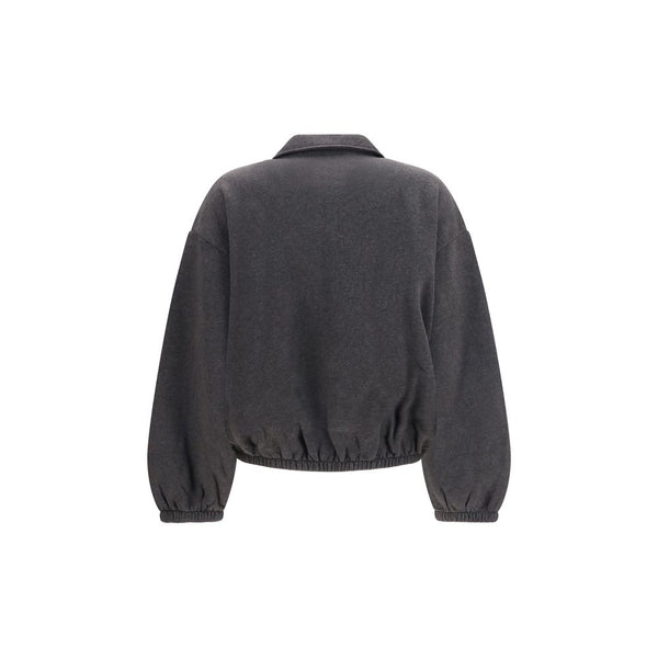 Darkpark Gray Cotton Sweatshirt
