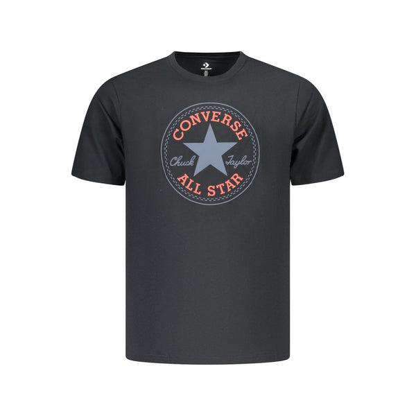 Converse Black Cotton Men's T-Shirt