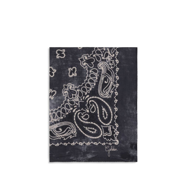 Golden Goose Gray Silk Scarf