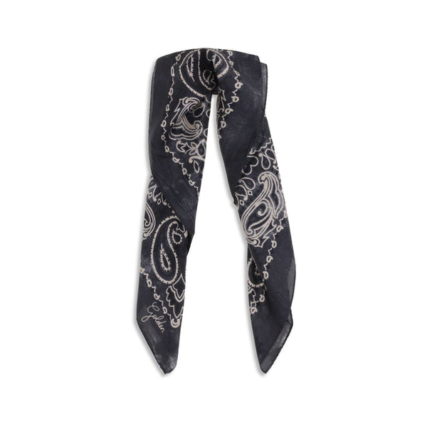 Golden Goose Gray Silk Scarf