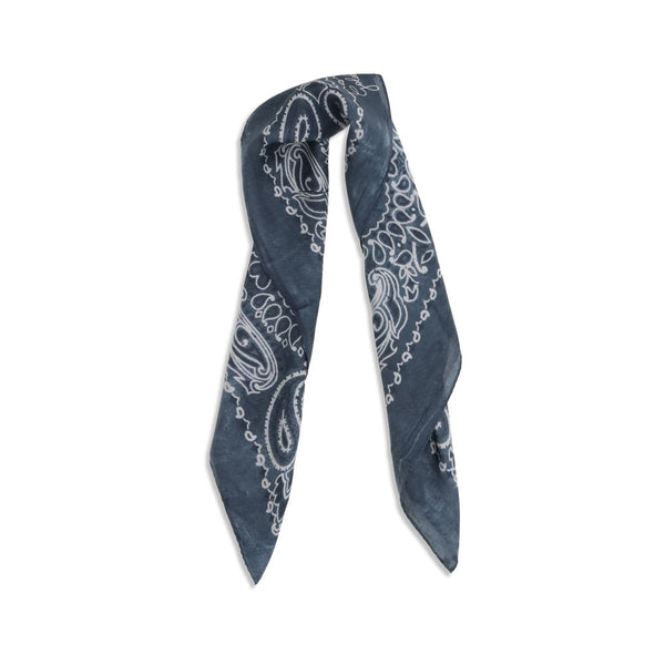 Golden Goose Blue Silk Scarf