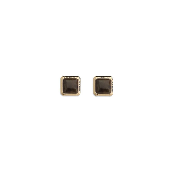 Self-Portrait Gold Brass Earrings