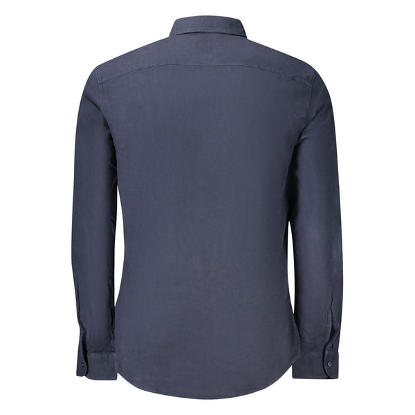 Hugo Boss Blue Cotton Men's Shirt
