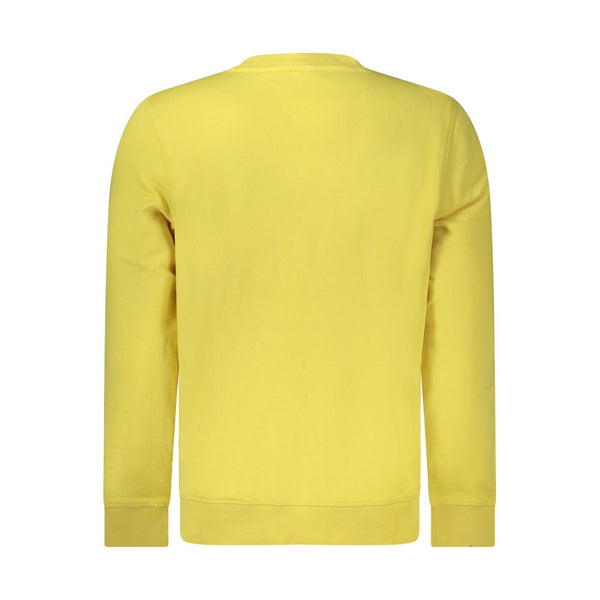 Hugo Boss Yellow Cotton Men's Sweatshirt