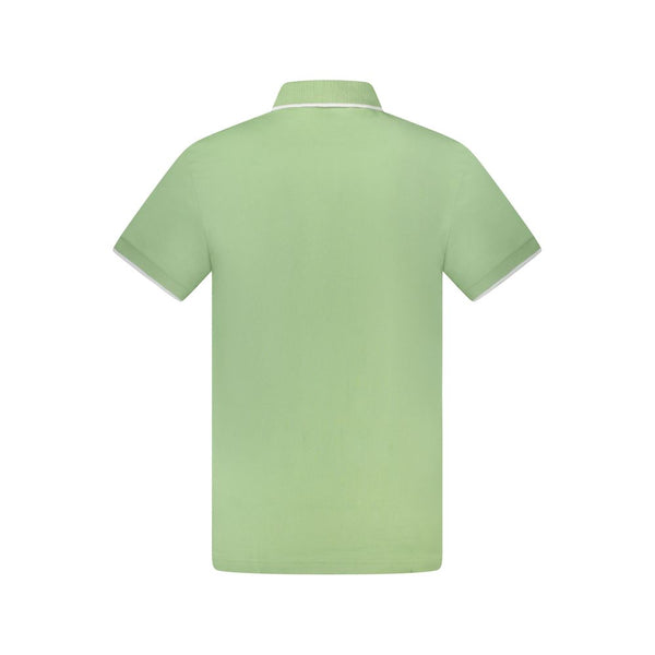 Hugo Boss Green Cotton Men's Polo