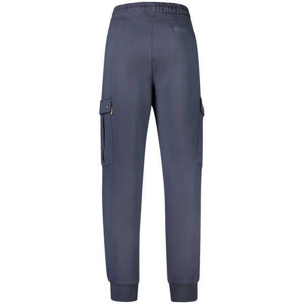 Hugo Boss Blue Cotton Men's Trouser