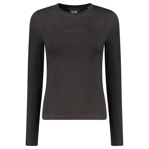 Guess Jeans Black Cotton Women's T-Shirt