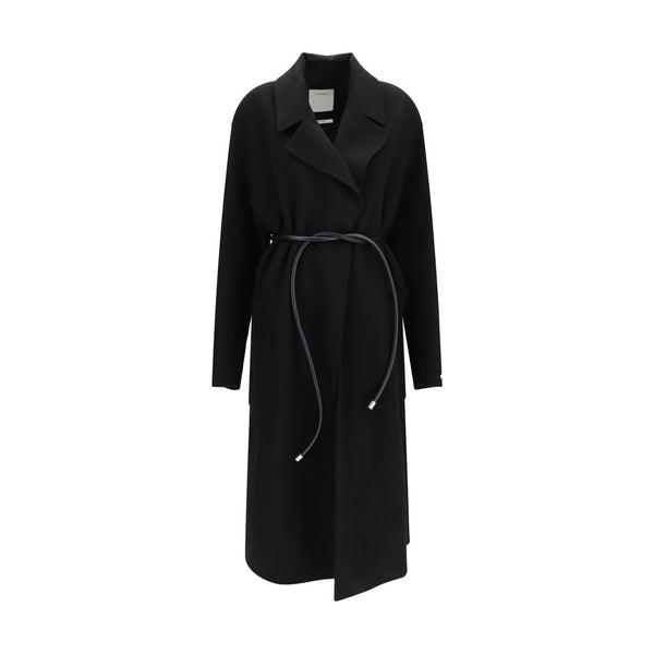 Max Mara Black Wool Oves Aries Coat