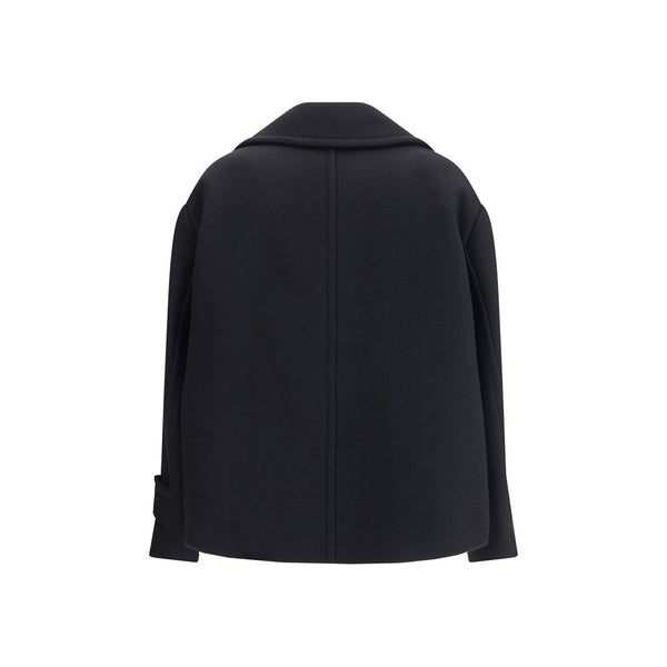 Chloé Black Wool Oves Aries Coat