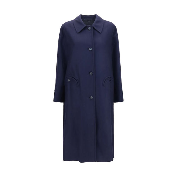 Blazé Milano Blue Wool Oves Aries Coat