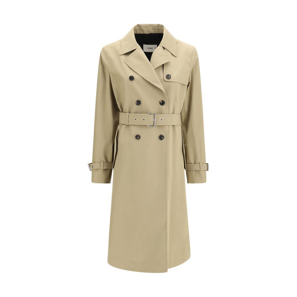 Fendi Beige Cotton Coat