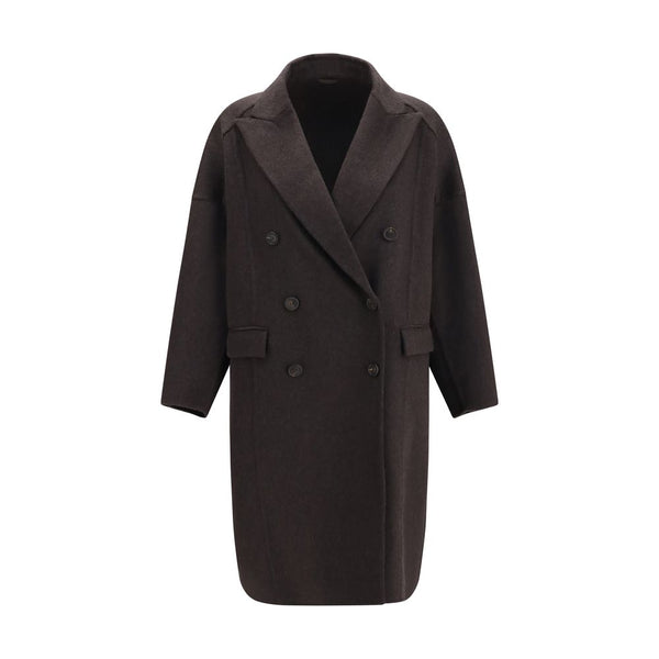 Brunello Cucinelli Brown Cashmere Coat